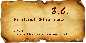 Bethlendi Odisszeusz névjegykártya